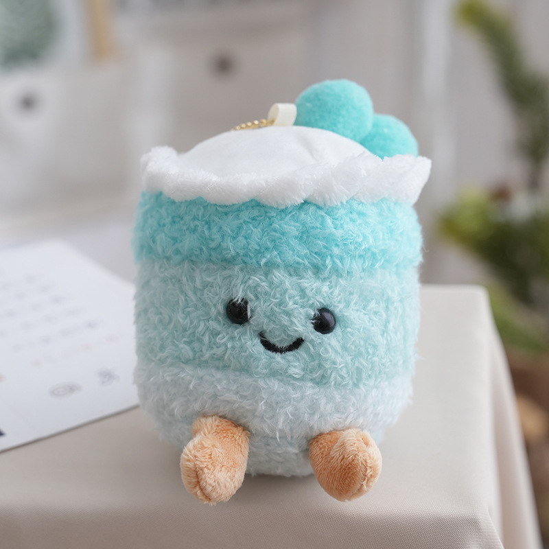 インターネットセレブかわいいグラデーションチェリーケーキぬいぐるみペンダント誕生日ギフト人形人形バッグペンダントホリデーギフト|undefined