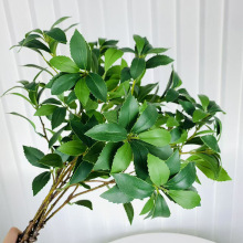 北欧风仿真马醉木大枝日本吊钟叶手感叶仿真绿植假花落地装饰摆设