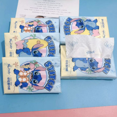 印花抽纸海边史迪奇印花纸巾学生便携小包抽纸面巾纸卫生纸餐巾纸