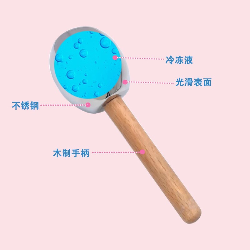 氷波球氷波美容球ステンレス氷スプーン冷敷球顔マッサージ氷波球スプーン氷ハンマー|undefined