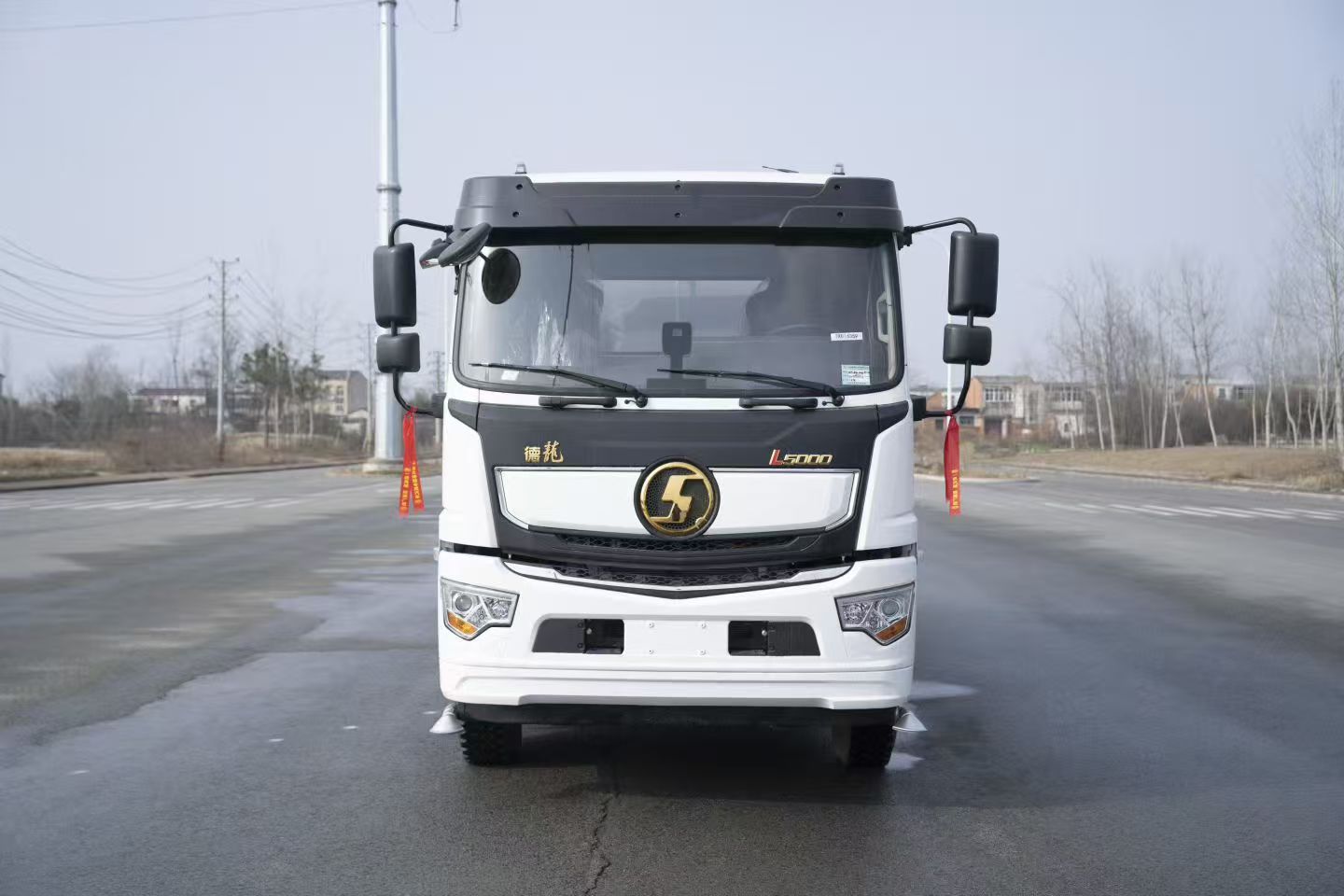 15-ton new Shacman Delong L5000 road sprinkler truck, landscaping fog cannon spraying truck, 30m spray truck