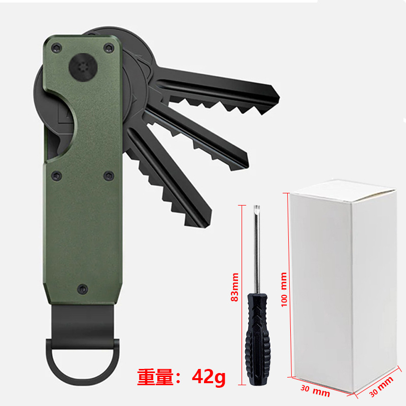 Keychain metal spot transfronterizo de aleación de aluminio Key Holder Best regalos en el extranjero