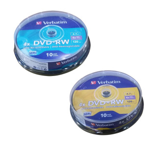 ����Verbatim�ɲ���DVD+RW��䛱P4.7G�؏Ϳ�DVD-RW 4X��� 10Ƭ�b