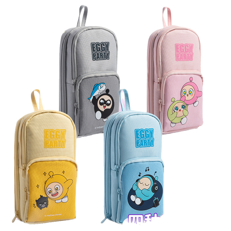 Mochila escolar de dibujos animados y estuche para lápices