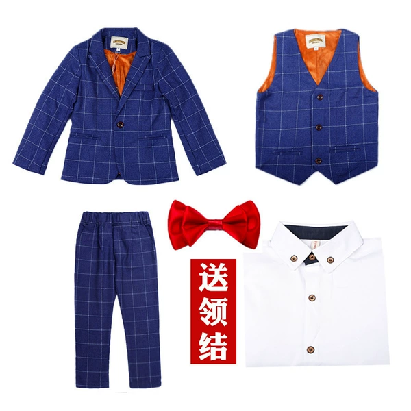 Fleece blue set, 4 piece set