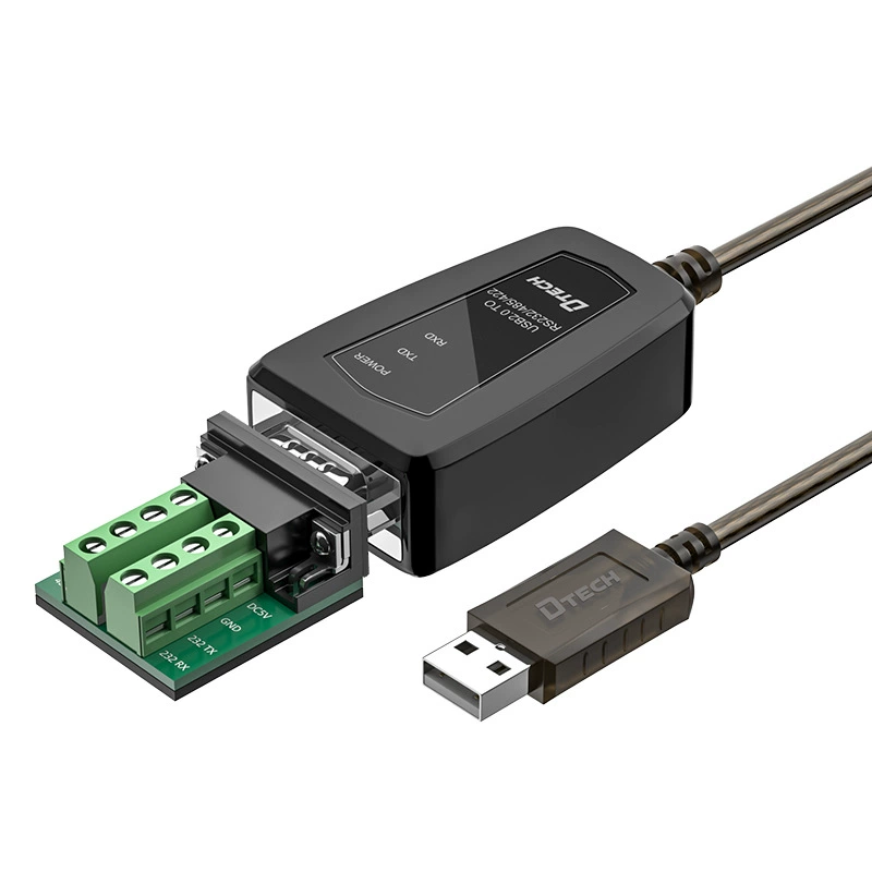 Кабель Ditt USB — RS232/485/DC5V простая одно-парная промышленная линия преобразования USB в 485