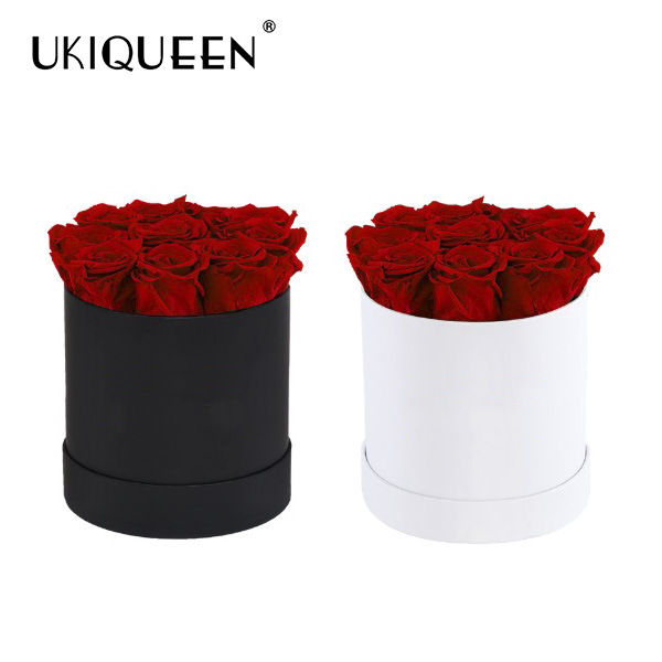 Rose Embrace Barrel Flower Box Navidad Día de San Valentín Regalos Transfronterizos Redondo Embrace Barrel Flower Wholesale