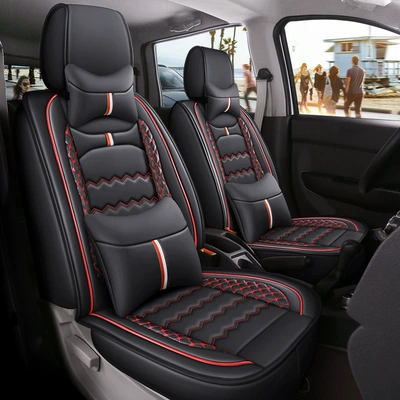 Universal seat cover: Seat Cushions, Full Leather, Seven-Seater