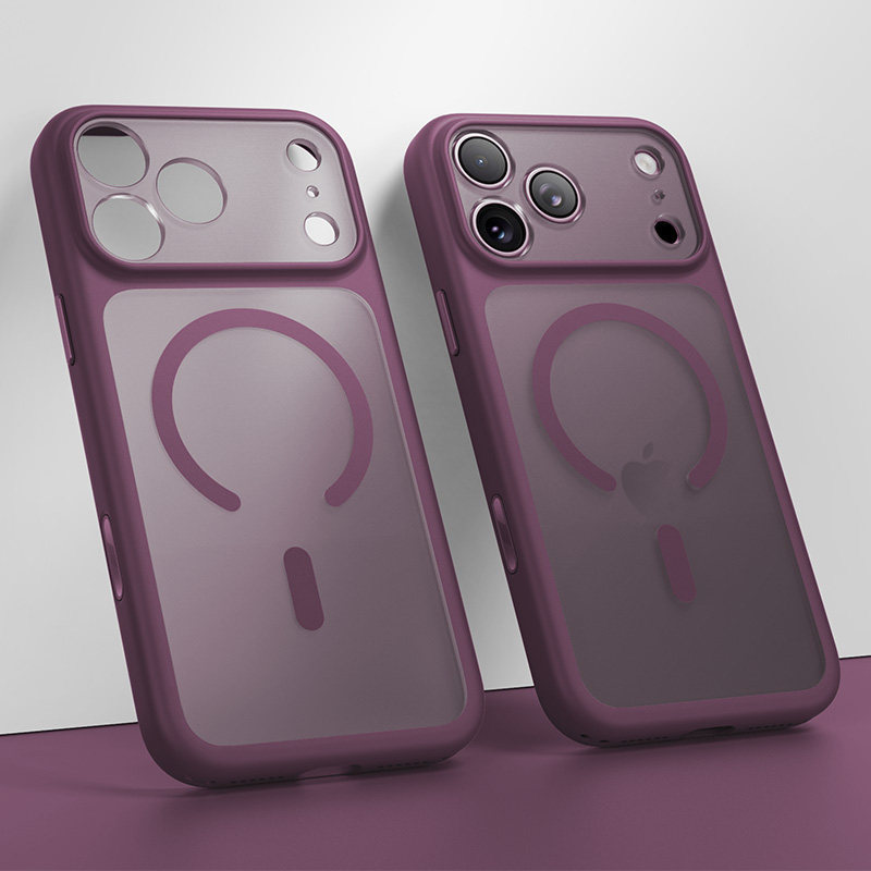 Suitable for iPhone 18 Pro Max: Matte finish, magnetic, AI camera button, and lens-protecting full-coverage phone case
