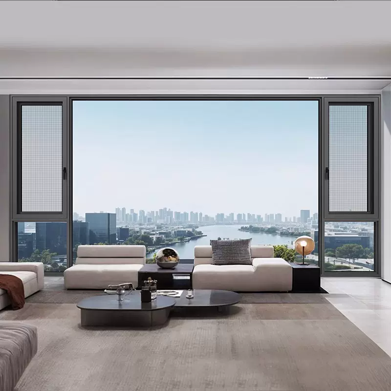 铝合金平开窗 断桥铝门窗 家装落地玻璃窗隔音隔热隔冷断桥门窗