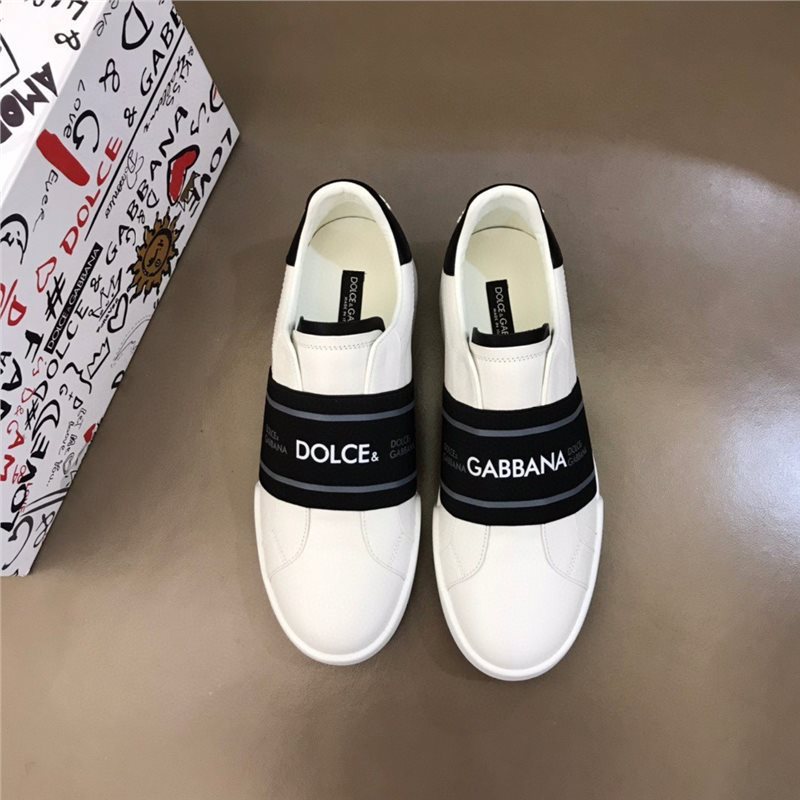 Kişi üçün ağ dəri ayaqqabı, rahat slip-on model