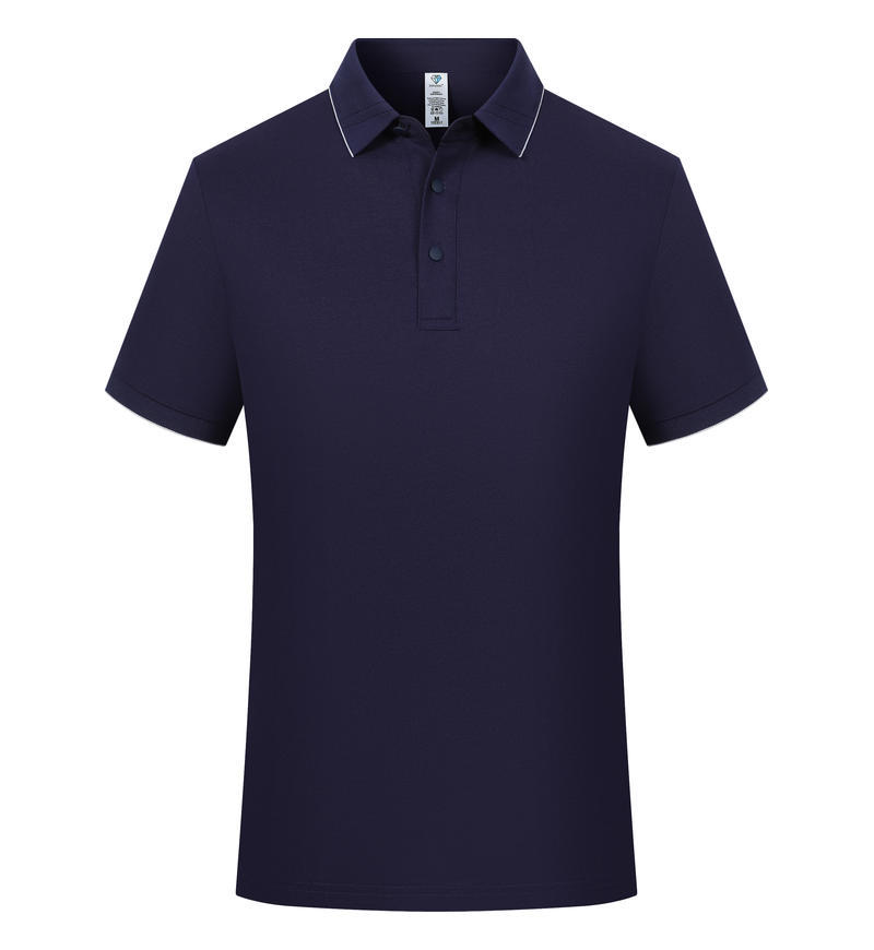 Camiseta de trabajo de tamaño grande impresa logotipo grupo transfronterizo herramientas de cuello pequeño chaqueta de polo de manga corta
