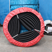 优质橡胶夹布管泥浆管耐磨耐用打灰管排水管打桩机专用管大口径黑