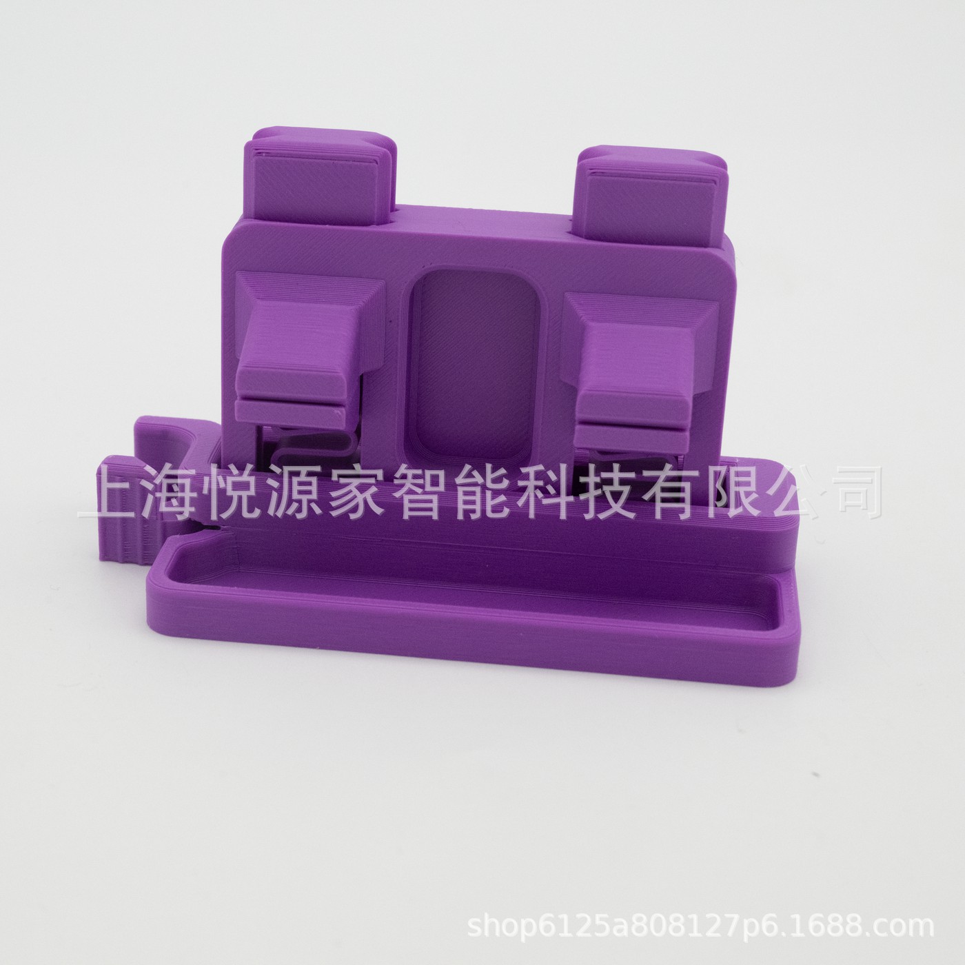 와이어 솔더 클램프 + 베이스-보라색