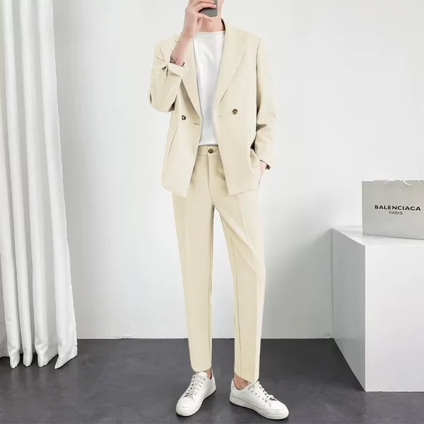 Apricot color [suit+trousers]