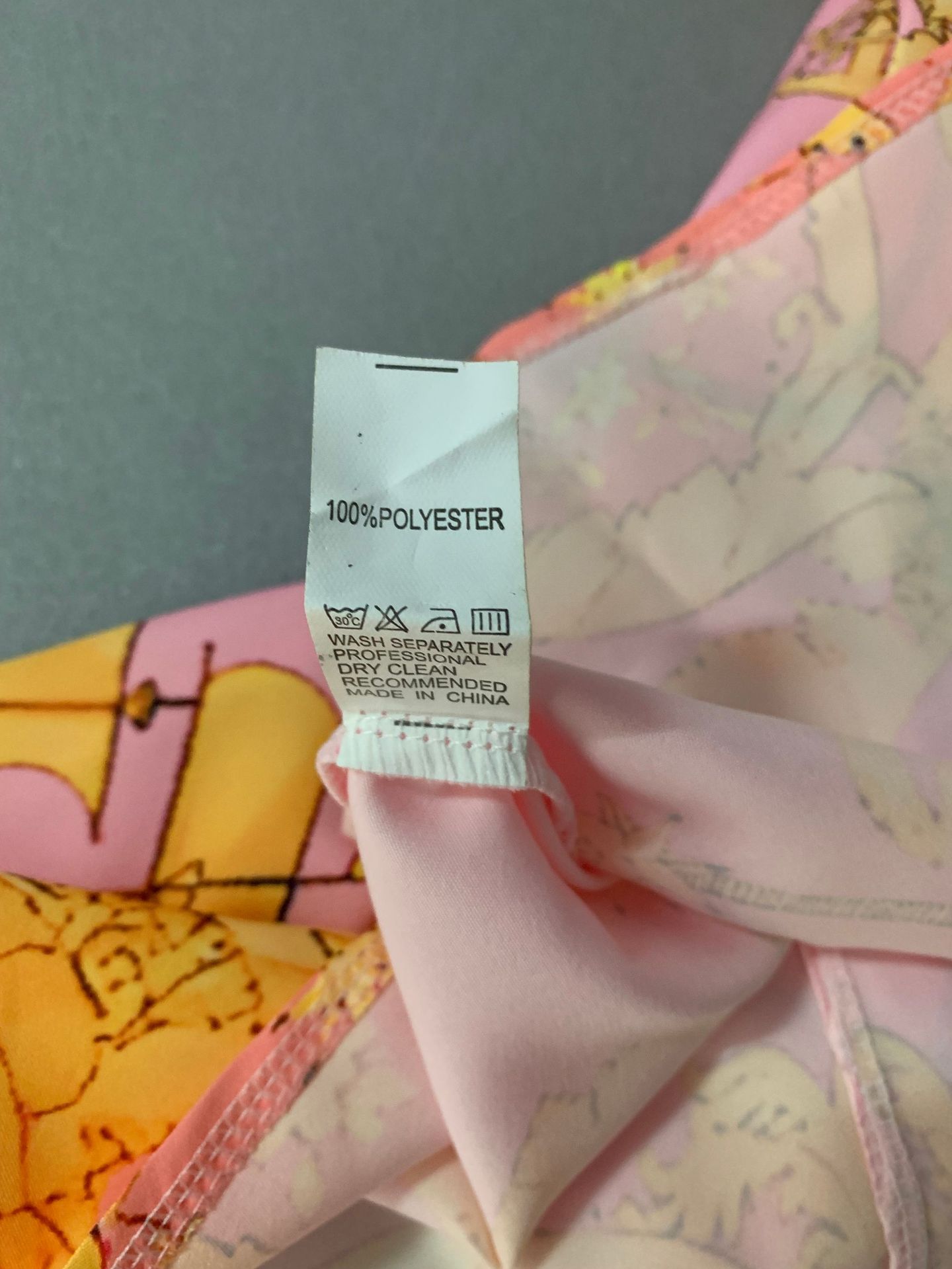 Casual Vacation Long Sleeved Pink Printed Shirt Trousers Two Piece Suit Women