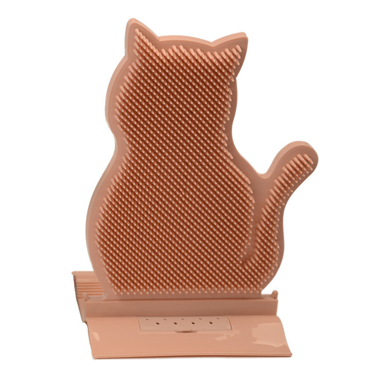 メーカー直販固定ドア縫いペット毛拭き器除毛マッサージ櫛猫猫かゆみブラシ玩具ペット用品|undefined