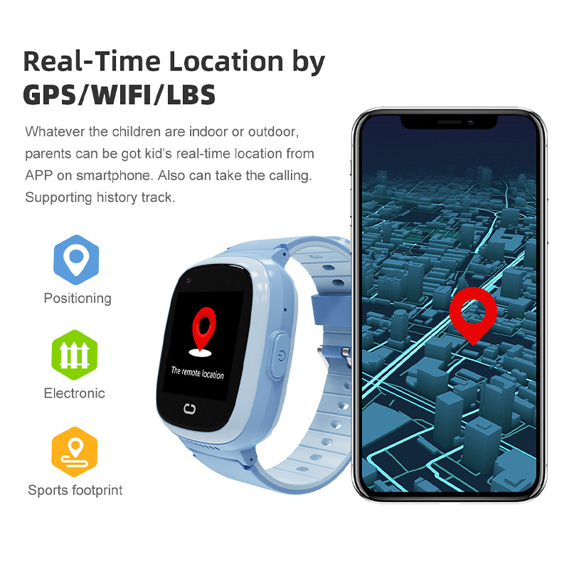 LT30 smartwatch kids teléfono transfronterizo para niños reloj posicionamiento 4G completo Netcom videollamada estudiante