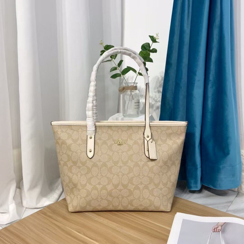 C Family Big Brand Women's Bag Classic Old Flower Zipper City30 Tote Bag Large Capacity Shopping Bag Shoulder Mummy Bag