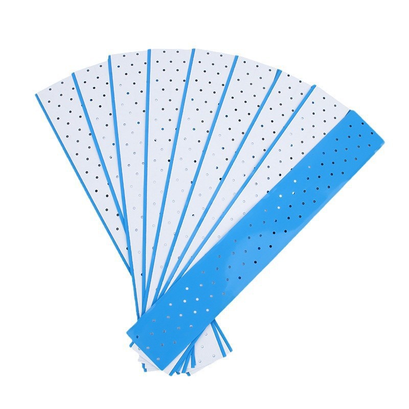 Transfronteriza spot transpirable película de agujero de doble cara fuerte adhesión peluca agujero grande azul tejido adhesivo de doble cara película de bloque de cabello