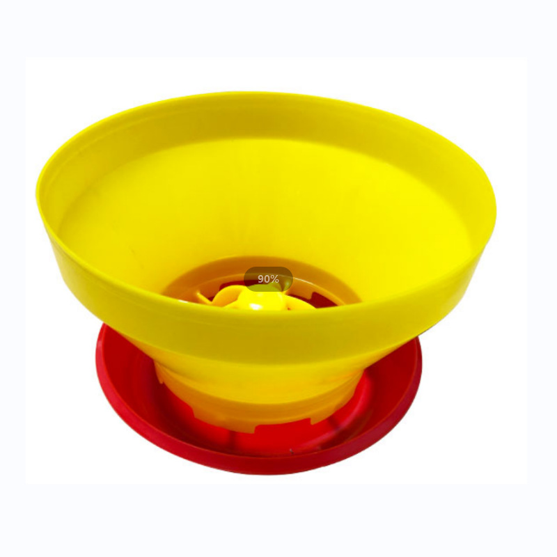 Barril de alimentación de la boca redonda grande desmontable conveniente para las granjas grandes Alimentador rotatorio del barril de la alimentación para el pollo, el pato, el ganso y las aves de corral