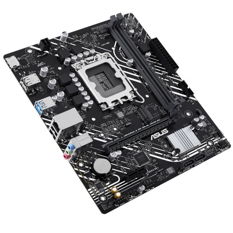 Материнская плата ASUS PRIME H610M-F D4 R2.0 совместима с процессором 12-го поколения 12400F/12100