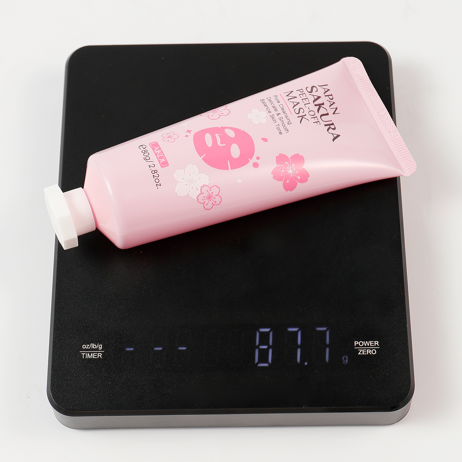 Cross-border LAIKOU Cherry Blossom Peel-off Mask 80g Hydrating, Moisturizing, Cleansing and nourishing skin manufacturer in stock details Picture