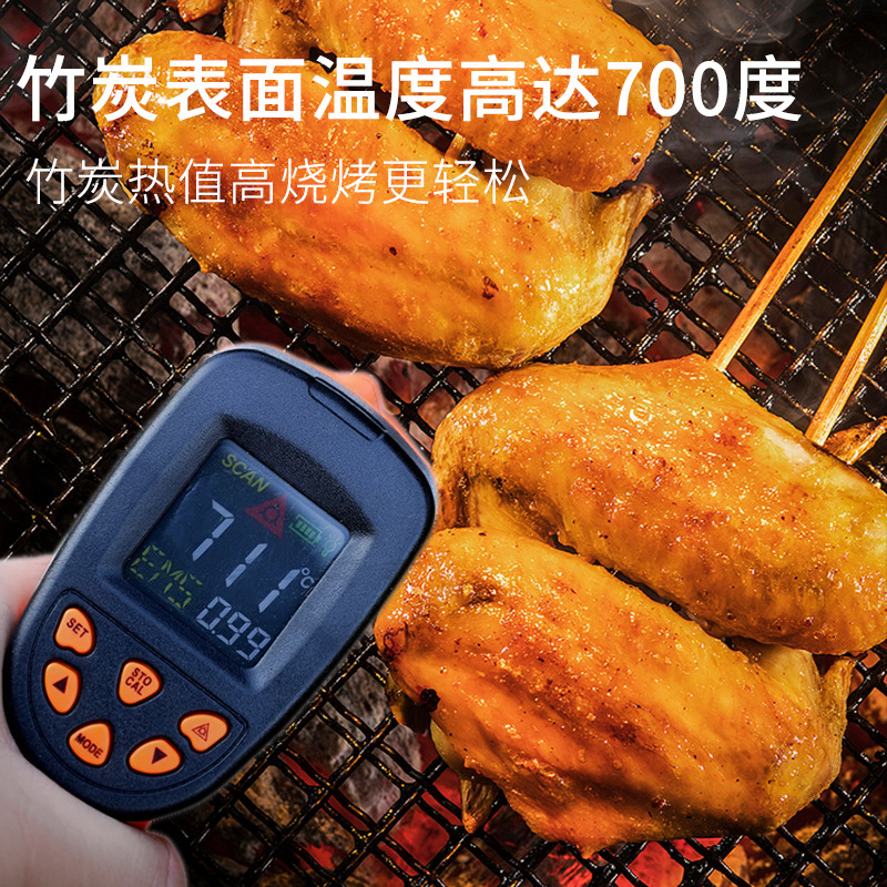 Barbecue charcoal outdoor barbecue charcoal resistant to burning mechanism charcoal charcoal barbecue charcoal fruit charcoal barbecue skewers fast burning 2