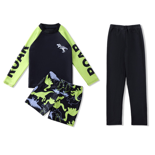 Export children's swimsuits, boys, small, medium and large, one-piece baby cartoon swimming trunks, students 'hot spring quick-drying swimsuits wholesale