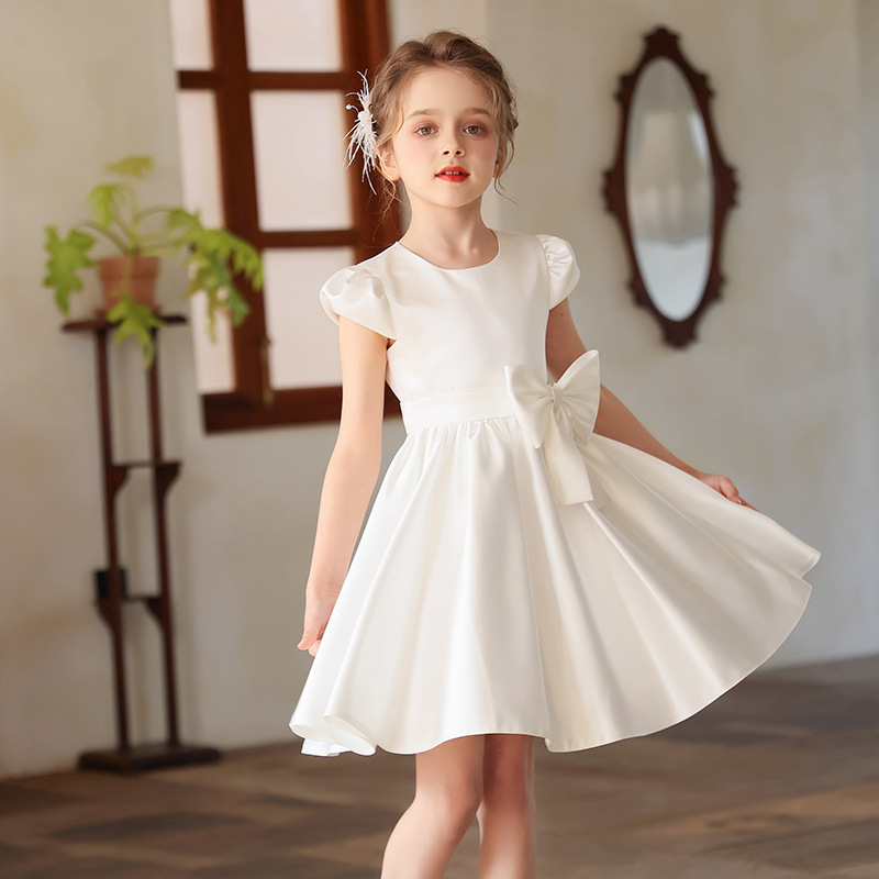 Vestido de niña, vestido de un año, niña, niña de las flores, vestido de princesa corto, vestido de piano para niños