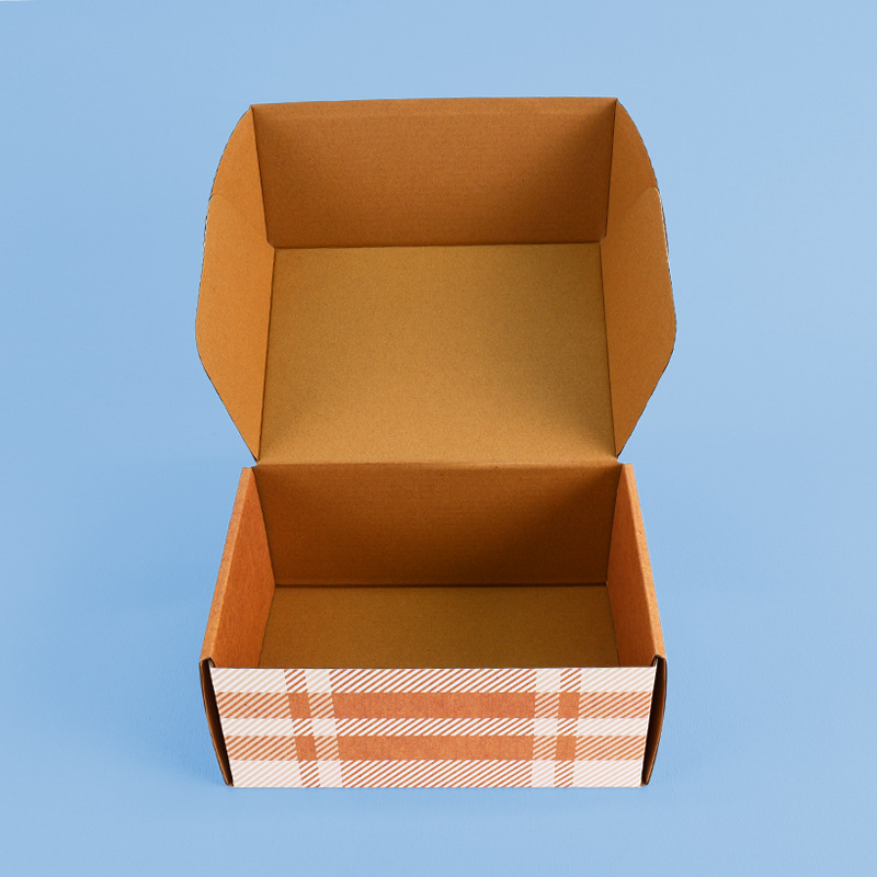 工厂定 制包装盒印刷LOGO彩色化妆品包装邮件箱邮件箱运输瓦楞纸