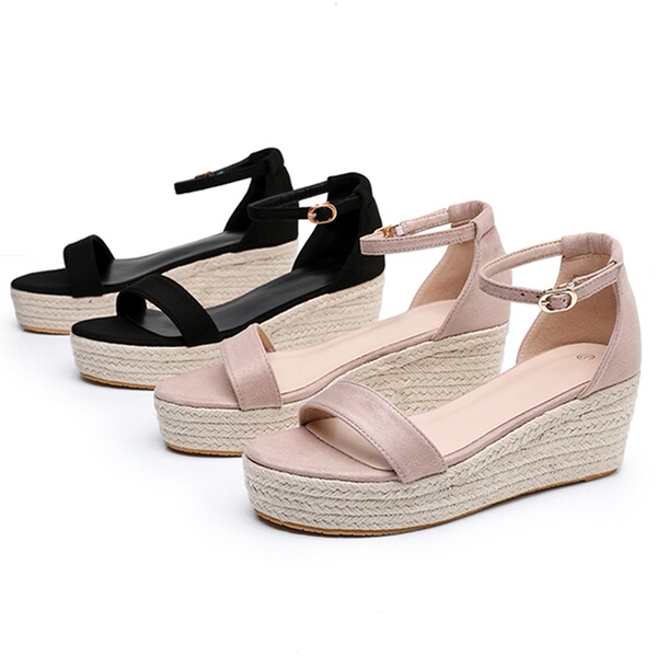 Sandals wedge heel
