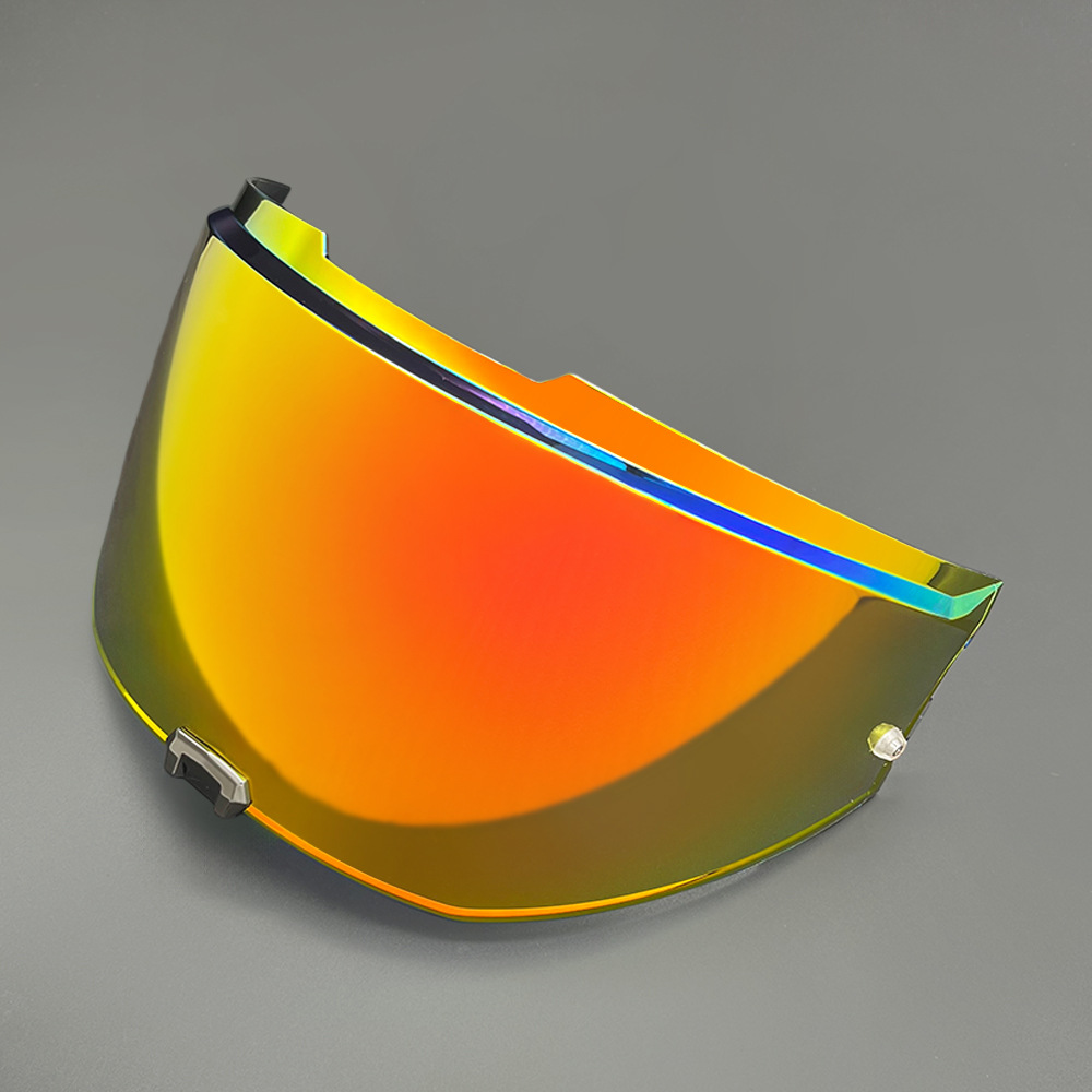 Motorcycle Helmet Lens Compatible with Ff910 Advant 2, Multi-Color Day and Night Universal Iridescent Design