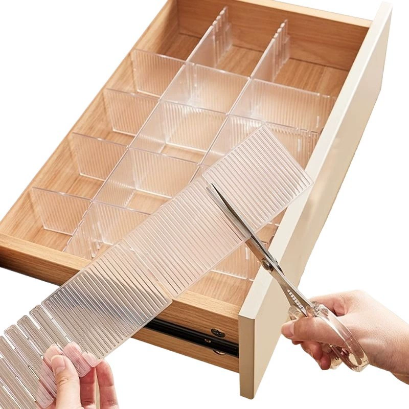 Drawer storage partition board free combination drawer built-in classification partition board plastic partition board