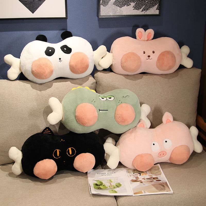 Cojín Oficina cintura almohada larga-Sentada cintura soporte hueso cintura almohada asiento cintura cojín silla cojín trasero asiento pequeño almohada