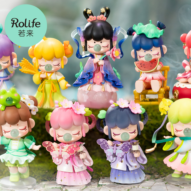 Ruo Lai nanci caja ciega mano original marea nacional muñeca de estilo antiguo regalo creativo caja ciega personalizada juguete personalizado