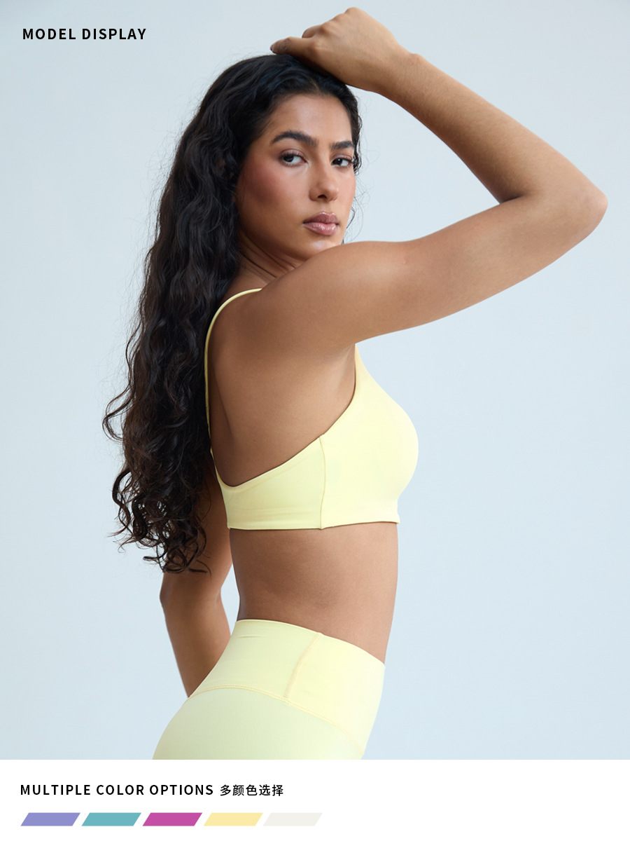 LimeDeer Sports Bra Impact Support / Removable Pads / Tank Top 3