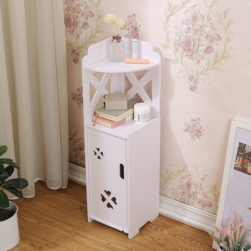 Estante de almacenamiento de baño sin golpes estante de almacenamiento de inodoro doméstico de pie estante de almacenamiento de artículos diversos de múltiples capas