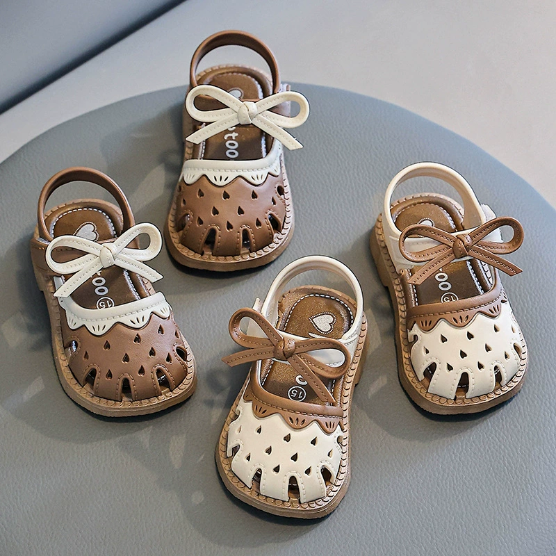 Трансграничные детские сандалии для девочек летом