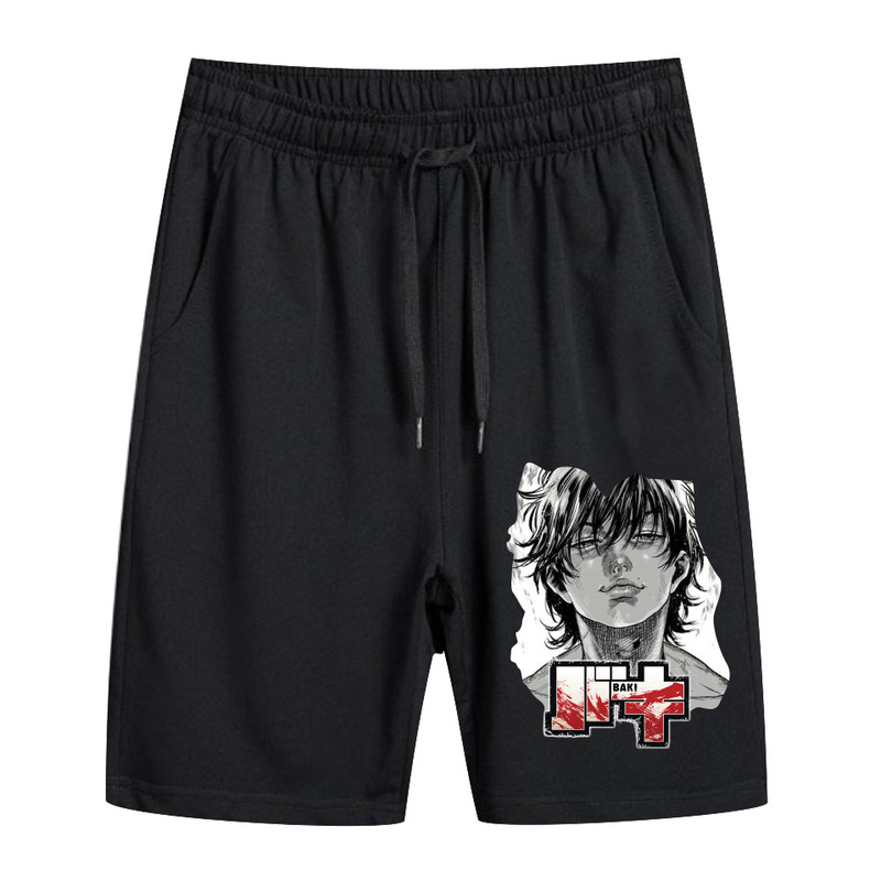 Amazon Fan Ma Blade Baki Anime Casual Shorts Surrounding Summer Men's Trendy Loose Sports Pants Amazon Fan Ma Blade Baki Anime Casual Shorts Surrounding Summer Men's Trendy Loose Sports Pants