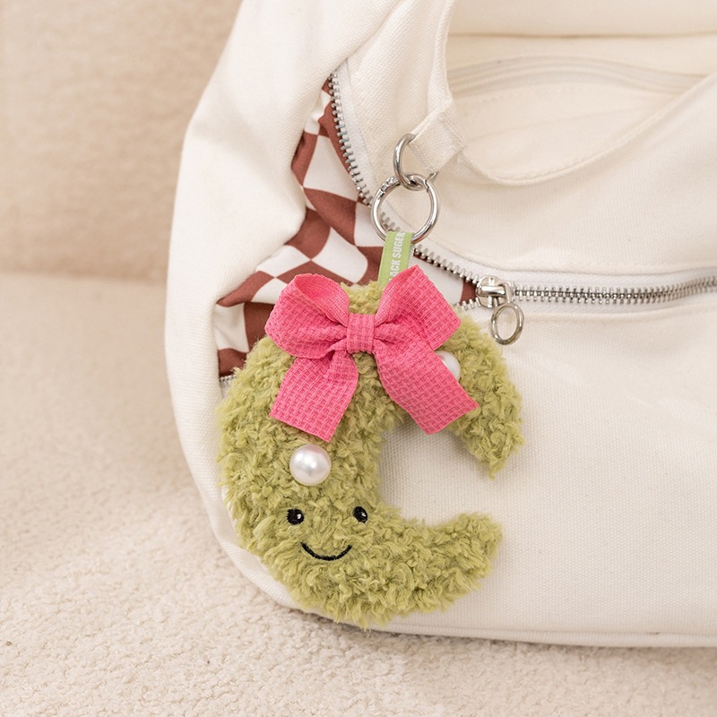 Interés transfronterizo dulce guirnaldas muñecas juguetes de peluche muñecas de Navidad luna pequeño colgante decoración de árbol de Navidad mujer
