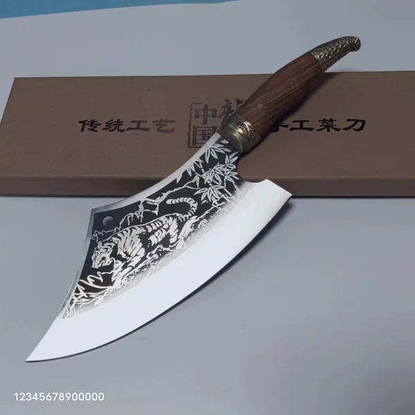 Tiger pattern cutting knife