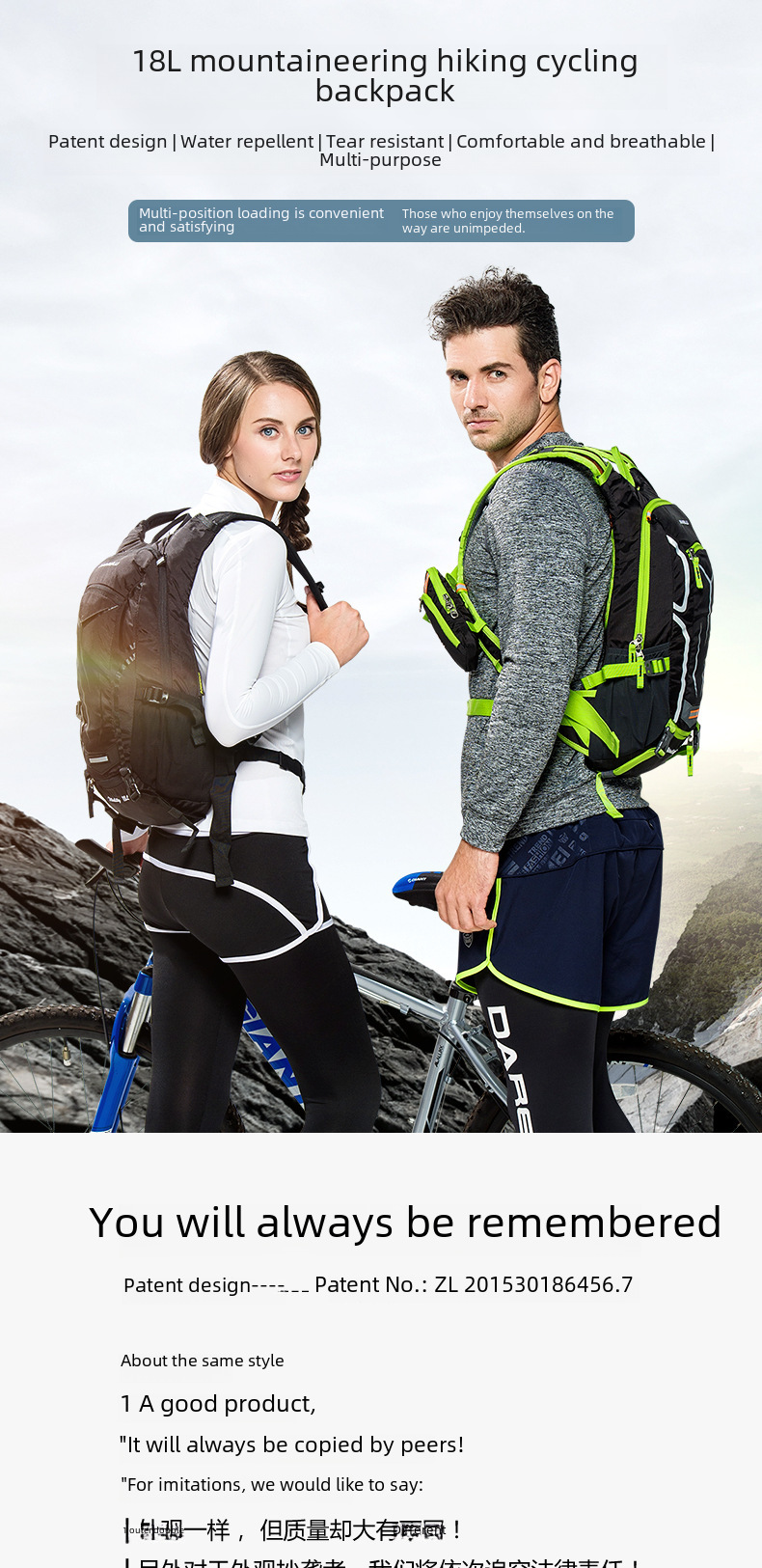 Zaino da ciclismo, borsa da corsa campestre, borsa da alpinismo, zaino da sport, borsa per l'acqua, zaino per attrezzatura da esterno, borsa transfrontaliera_voghion.com