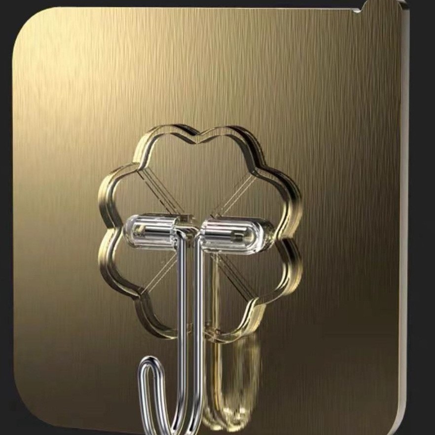 Gancho adhesivo fuerte para colgar en la pared rodamiento de pared transparente gancho sin costuras Gancho de pared sin punzonado gancho de pasta