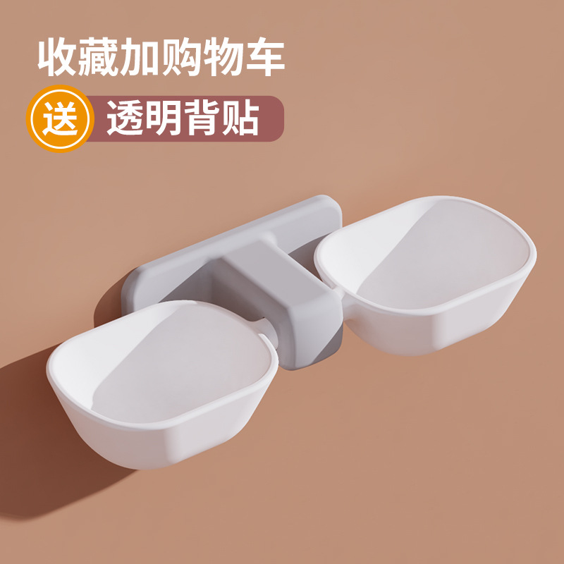 El nuevo antidetonante del fabricante que cuelga Cat Bowl Pet Bowl desmontable engrosado imitación porcelana doble tazón perro tazón integrado