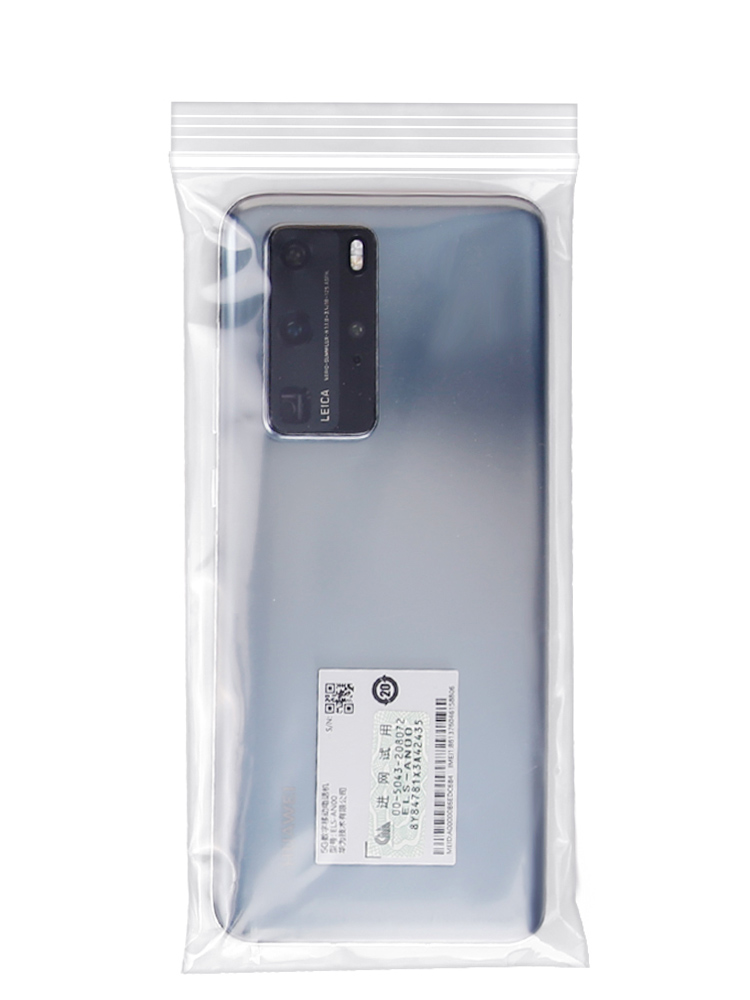 Protección del teléfono celular sellado bolsa transparente desechable 6.5 pulgadas antipolvo grueso pantalla táctil máscara