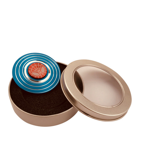 Captain America alloy fidget spinner round shield finger spinner boxed children's toy adult decompression top