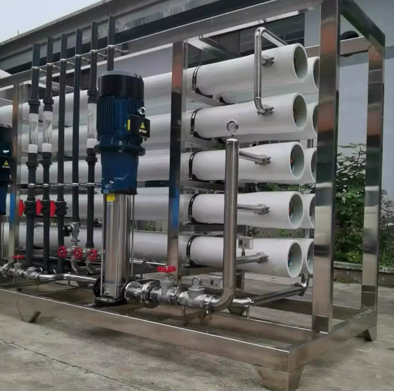 Промышленное двухступенчатое оборудование для деионизации обратного осмоса, промышленное оборудование для подачи воды обратного осмоса с преобразованием частоты для воды сверхчистой воды