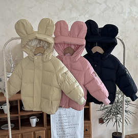 男女童中小童韩版棉服加厚秋冬新款儿童宝宝棉衣外套棉袄外贸