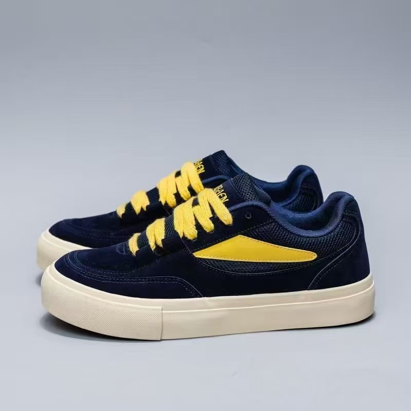 Zapatos retro estadounidenses de moda para hombres, primavera y otoño, nuevos estudiantes, zapatos de skate, zapatos deportivos casuales de moda para hombres, zapatos de skate image 4